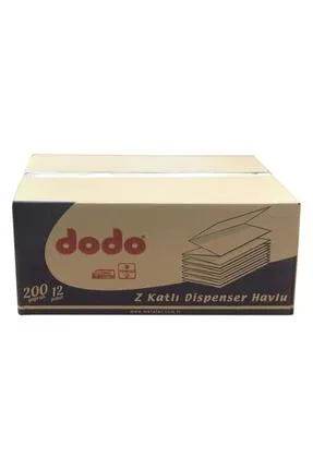 DODO%20PLUS%20Z%20KATLI%20DİSPANSER%20HAVLU%2020*22%20CM%20(12%20PAKET)