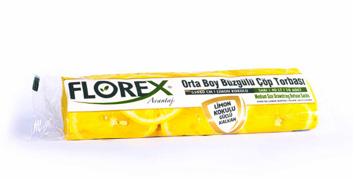 FLOREX%20ÇÖP%20TORBASI%20STANDART%20LİMON%20KOKULU%20ORTA%20BÜZGÜLÜ%2055cm*60cm