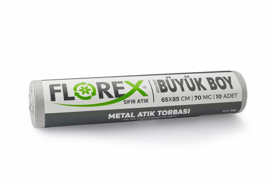 FLOREX%20SIFIR%20ATIK%20BÜYÜK%20BOY%20GRİ%20‘METAL%20%20ATIK’BASKILI%2065cm*85cm