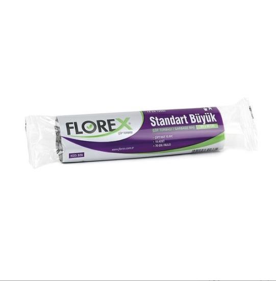 FLOREX ÇÖP POŞETİ STANDART BÜYÜK (SİYAH-MAVİ)65cm*80cm