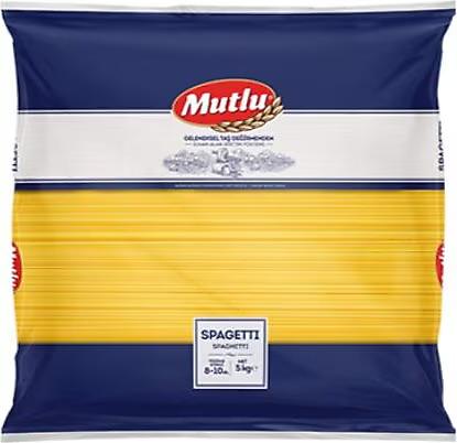 MUTLU MAKARNA SPAGHETTİ 1,6 5 KG