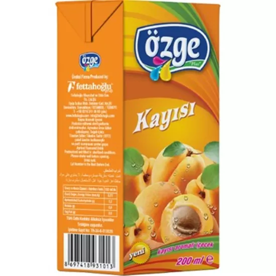 ÖZGE AROMALI İÇECEK KAYISI 200 ML